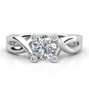 Solitario de compromiso diamante